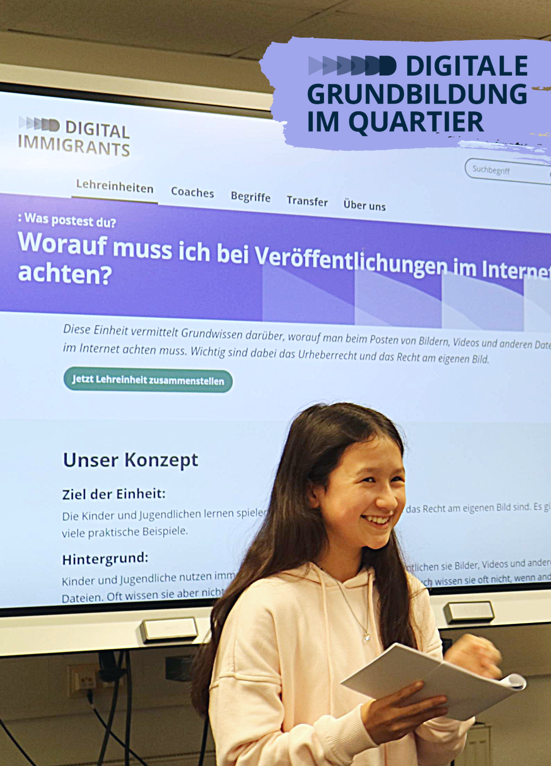 Eine Digi Coachin im Einsatz