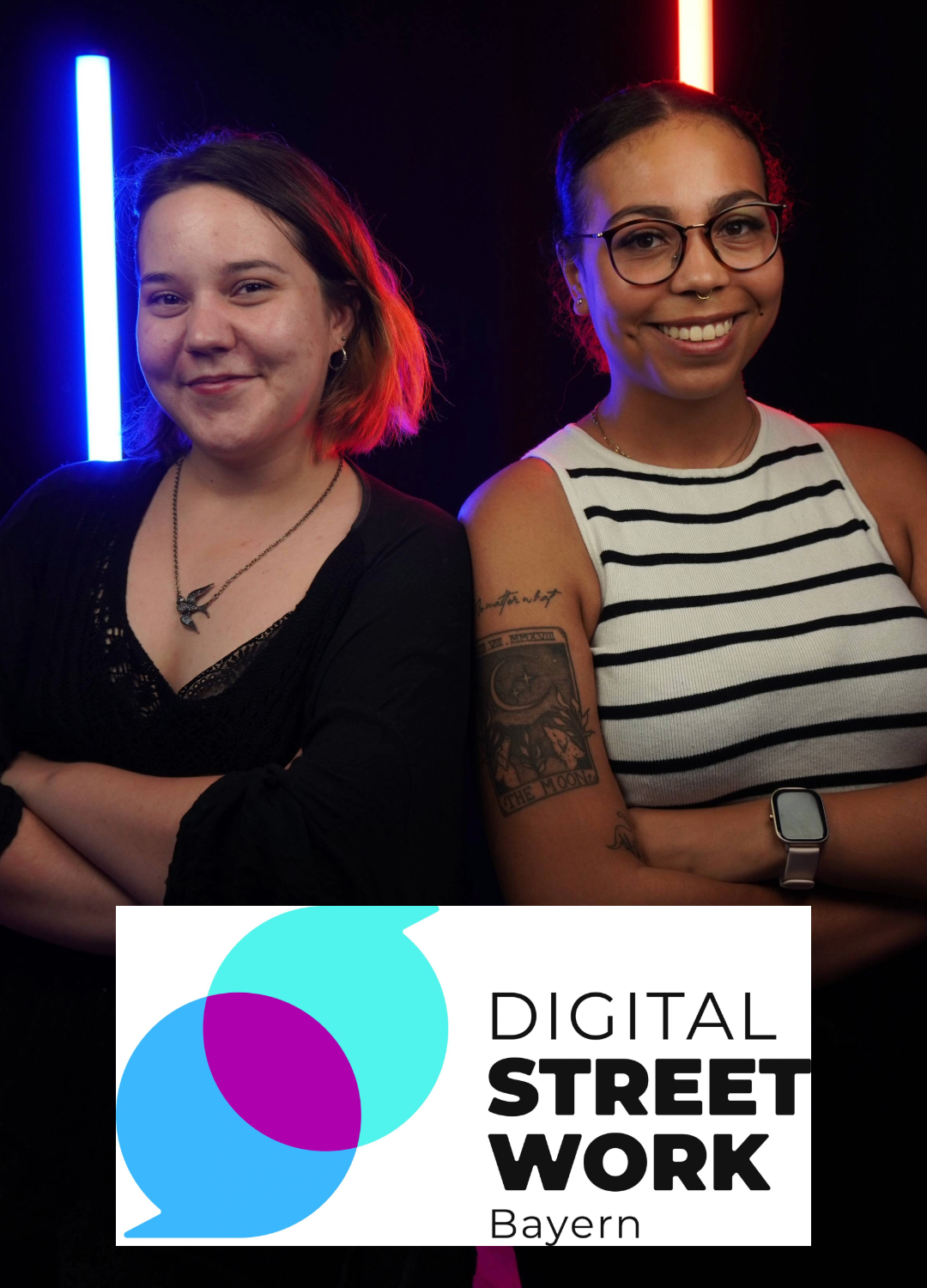 die zwei DSWlerinnen, Judith und Chantay